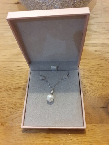 Qvc diamonique pearl droplet - diamonique,