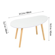 Wooden Coffee Table Cloud Oval