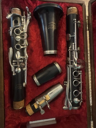 Woden clarinet with - clarinet,