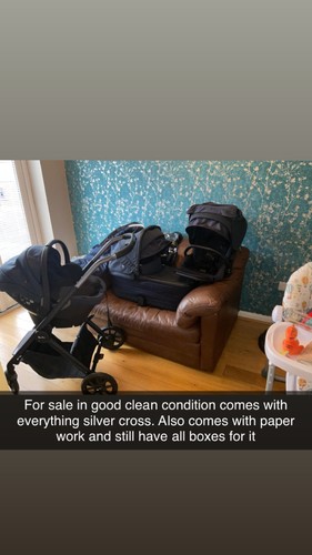 Silver cross pram - silver,