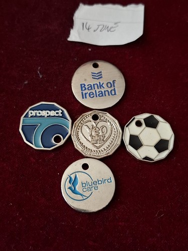 Old trolley tokens lot - trolley,