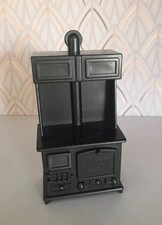 Vintage Sylvanian Families Spares~Harvester Forest Restaurant Black Tall Oven eC