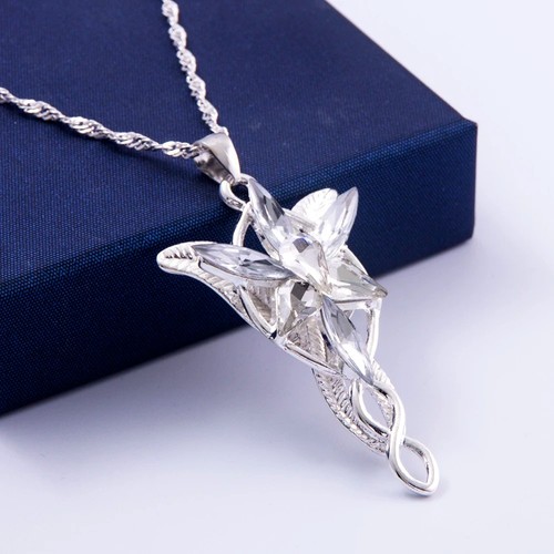 Silver arwen evenstar necklace - silver,