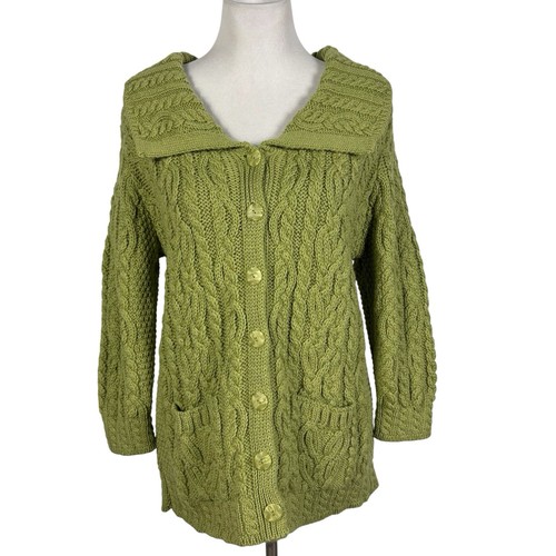 Aran crafts green - aran, knit