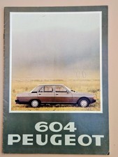 1977-78 PEUGEOT 604 Sales
