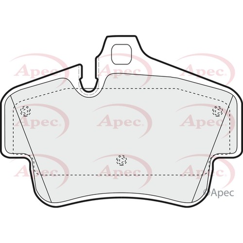 Brake pads set - pads, porsche