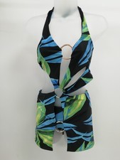 LOUISA BALLOU Abstract Multicoloured Rave Bikini Set Jorja Smith's Clothing