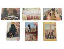 Postcard New York City Fridge Magnets Vintage Postcard Style NYC x6