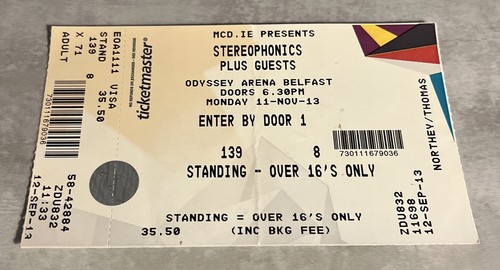 Stereophonics odyssey arena - stereophonics,