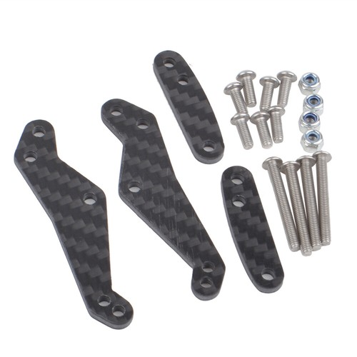 Carbon rear shock - rear, plate
