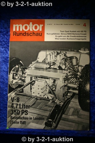 Motor rundschau opel - rundschau, 4/65