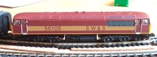 GRAHAM FARISH N GAUGE CLASS 56 DIESEL LOCOMOTIVE 56105 - E W & S LIVERY
