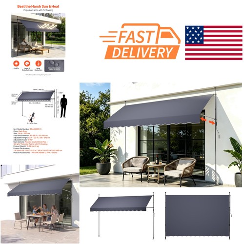 Manual patio awning 138 - manual,