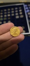 Byzantine Gold Solidus AD  641-668. Constans II Incredible Condition! Very Rare.
