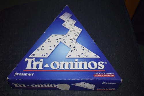 Pressman tri ominos game - tri-ominos,