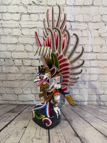 70cm white balinese carved - balinese,