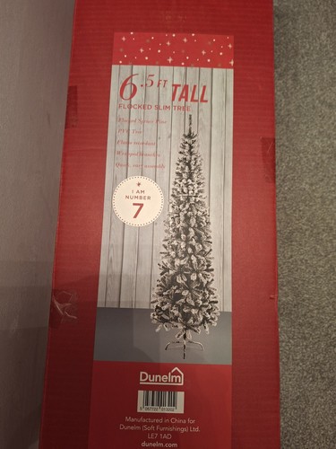 6ft artificial flocked - artificial, slim