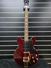 Epiphone Riviera Custom P93 Semi-Hollow Electric Guitar Wine Red (read descrip)