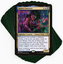 ***Custom Commander Deck*** Satoru Umezawa - Eldrazi Ninjas - EDH MTG Magic Card