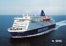 FERRY POSTCARD DFDS MS King