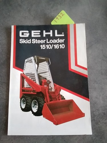 Gehl skid steer loader 1510 - skid,