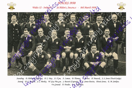 Wales 1930 rugby team - 1930,