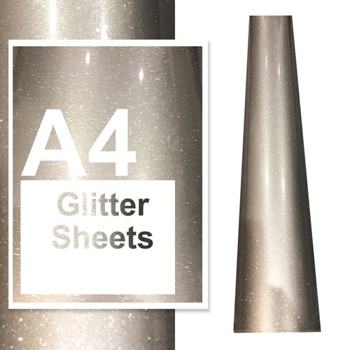 Silver glitter sparkle - silver, efect
