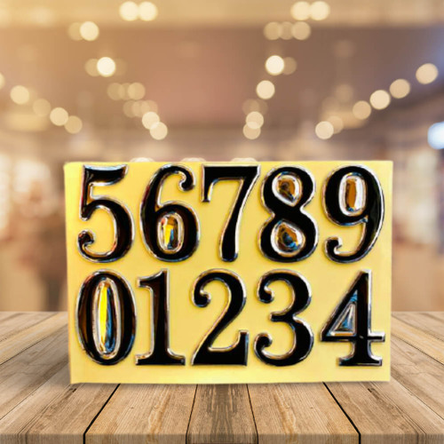 Self adhesive door - self, numbers