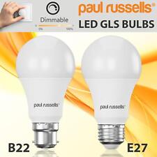 LED Dimmable GLS Bulbs 8.5W=60w 14W=100w Equivalent Warm Cool Day White B22 E27 