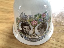 Charles and Lady Diana Memorabilia - Porcelain Wedding Bell