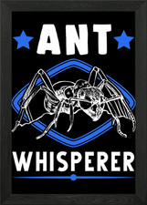 Ant Whisperer Farm Fire Framed
