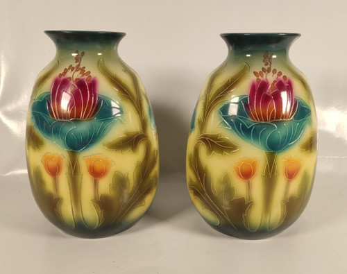 Pair antique royal bonn - antique,