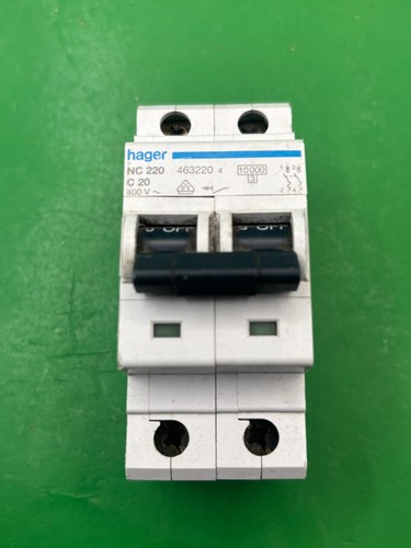 Hager nc220 c20 20a - nc220,