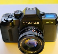 Contax 167MT MINT- BOX  MINT Carl Zeiss Planar 50mm f1.7 T* MM Multi Mode Lens