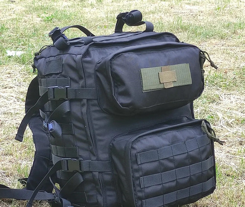 Medical backpack black - backpack, l.