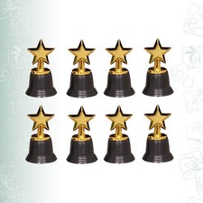 8 Pcs Plastic Mini Pentagram