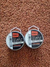2 x Frenzee FXT Split Shot -Non Toxic Match Fishing Float Weights BB