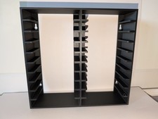 Cassette tape storage rack