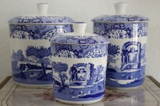 Spode Blue Italian Canister