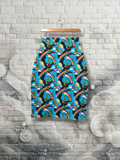 Rainbow Dinocorn Pencil Skirt