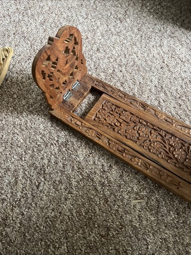 Vintage wood carved - wood, sliding