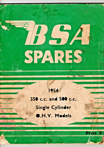 Original 1954 bsa - bsa, b32
