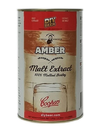 Coopers amber malt extract - coopers,
