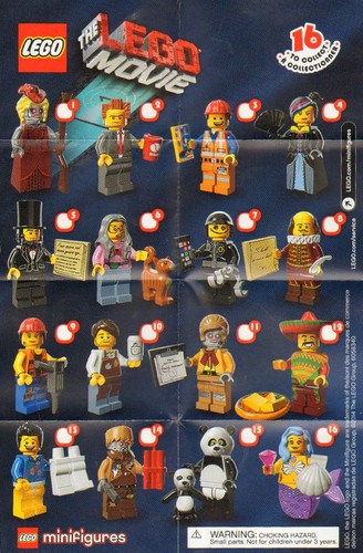 Lego minifigures movie - lego,