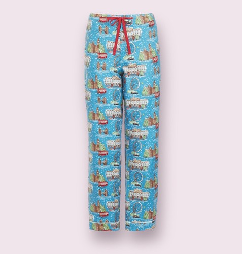 Blue london themed pajama - blue,