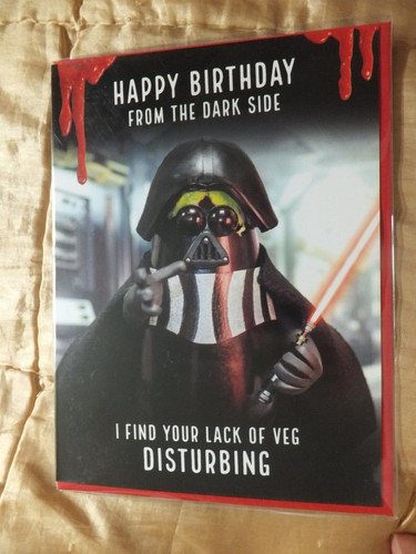 Violent veg blank greetings - blank,