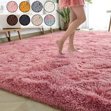 Fluffy Rugs Large Shaggy Rug Living Room Bedroom Anti-Slip Soft Carpet Floor Mat