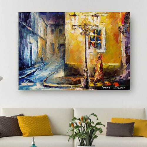 Leonid afremov alone but happy - but,