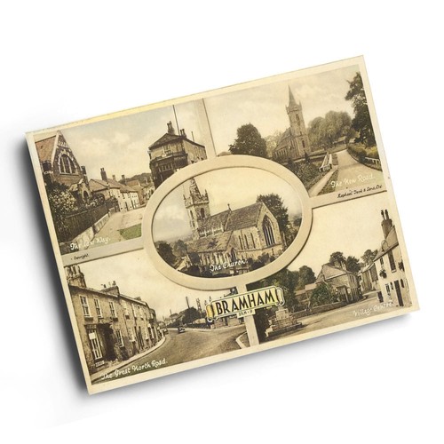 Print vintage yorkshire - a4,
