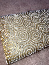 BETH JORDAN Gold Tone & White